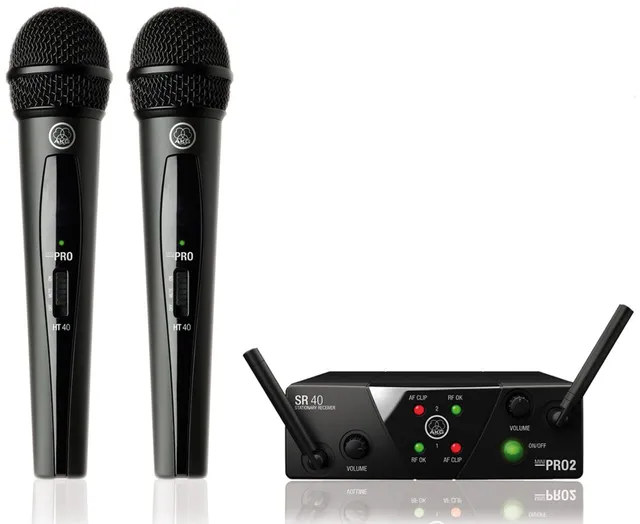 AKG WMS 40 Mini Dual Vocal radiomicrofono wireless doppio