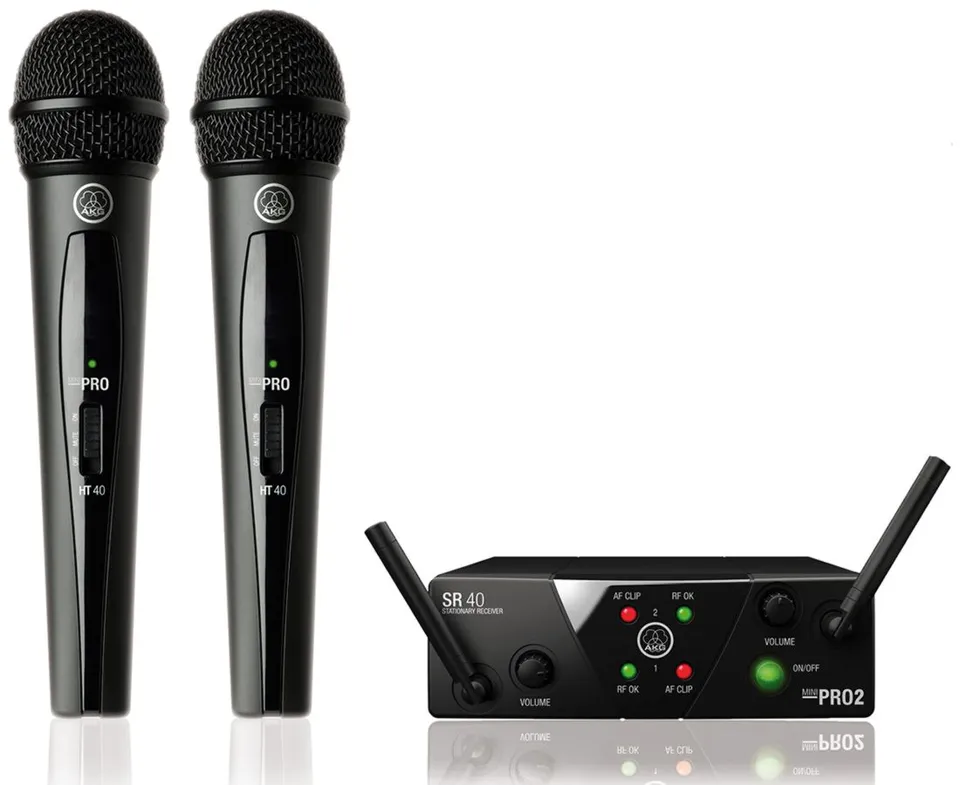 AKG WMS 40 Mini Dual Vocal radiomicrofono wireless doppio