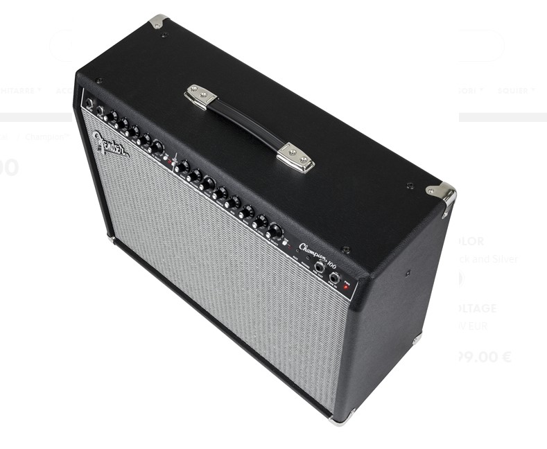 Fender Champion 100 Amplificatore Chitarra 100W 2x12