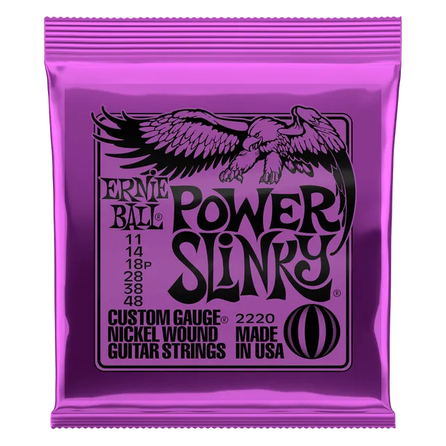 Ernie Ball 2220 Power Slinky Corde Chitarra 11-48