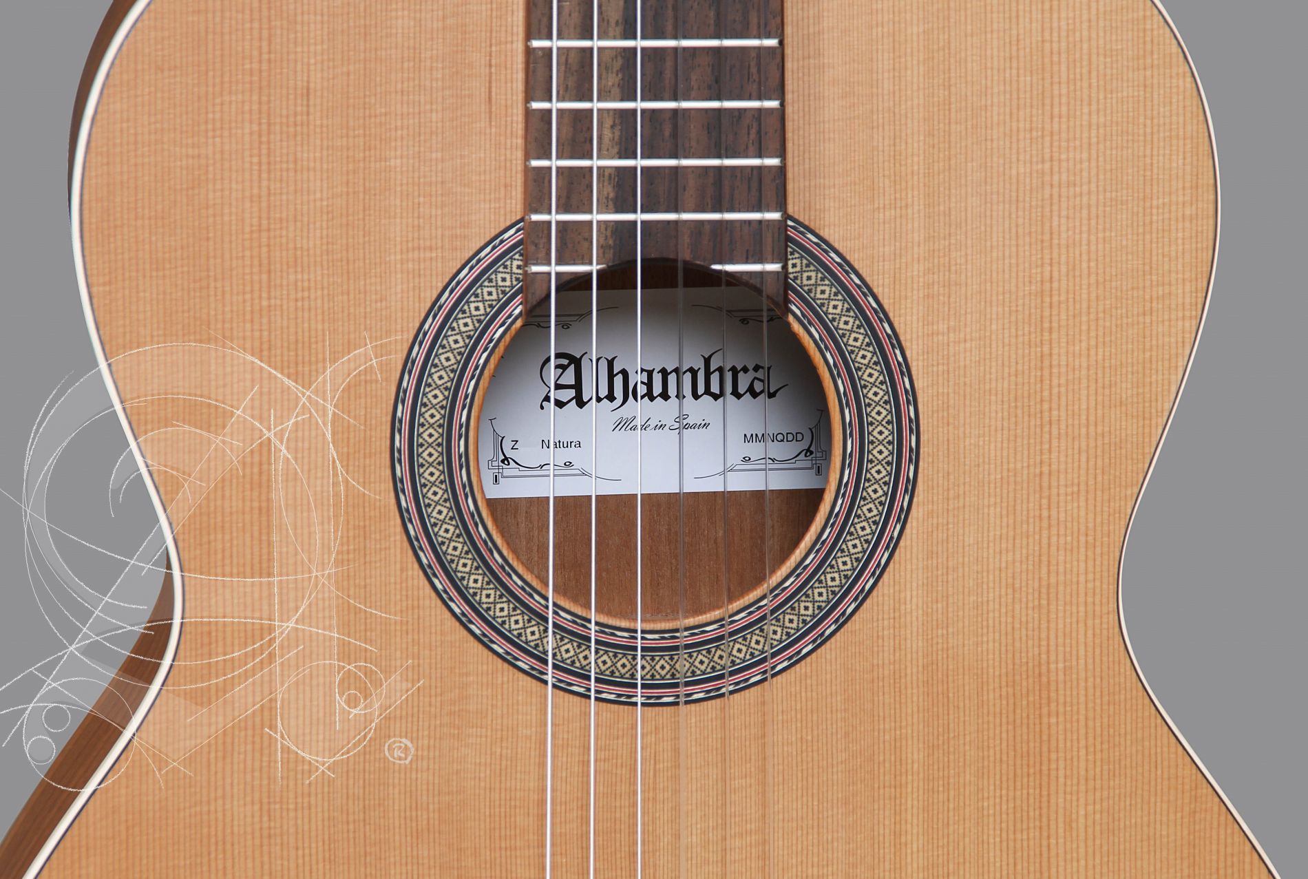 Alhambra Z Nature chitarra classica cedro