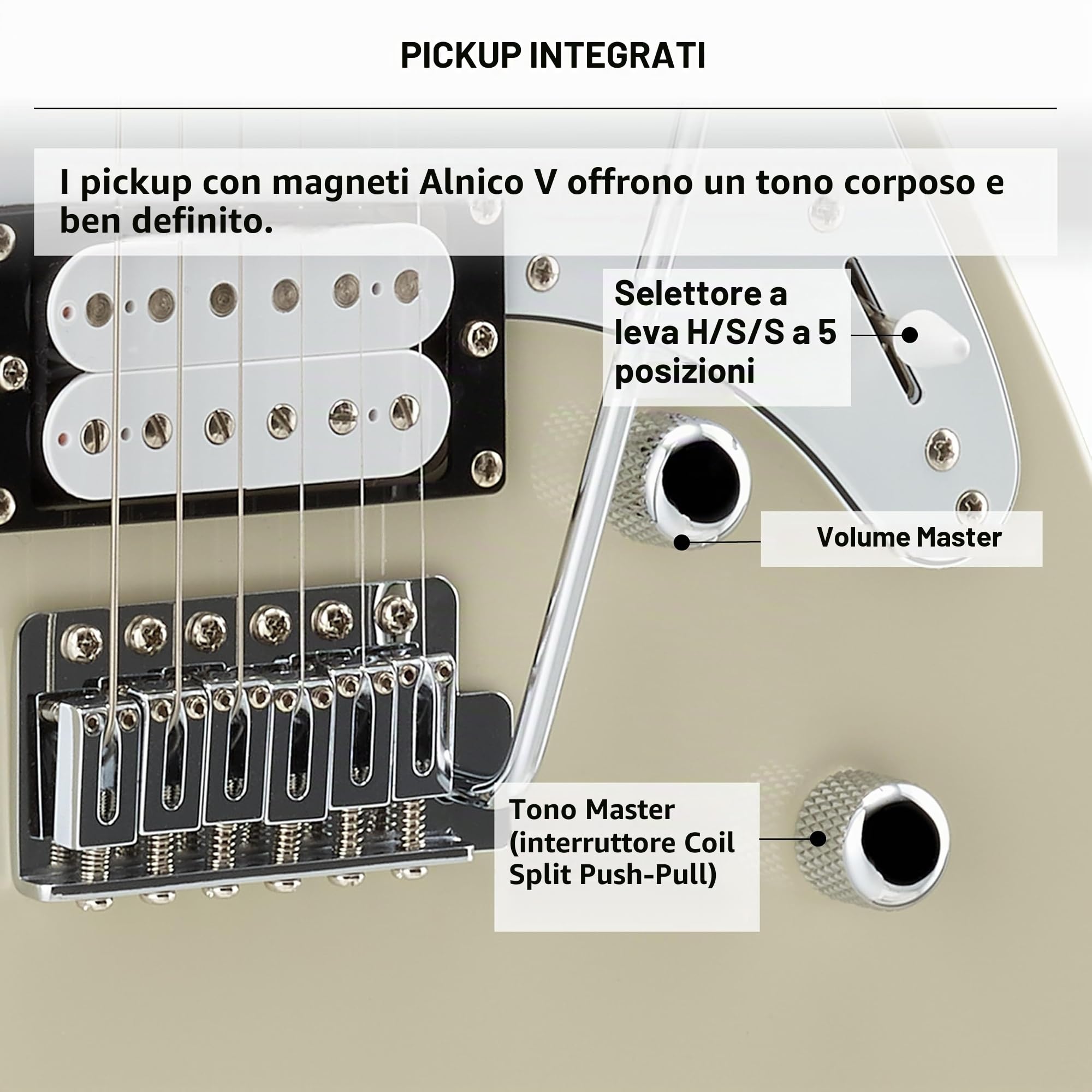 Yamaha Pacifica 112V chitarra elettrica bianco vintage