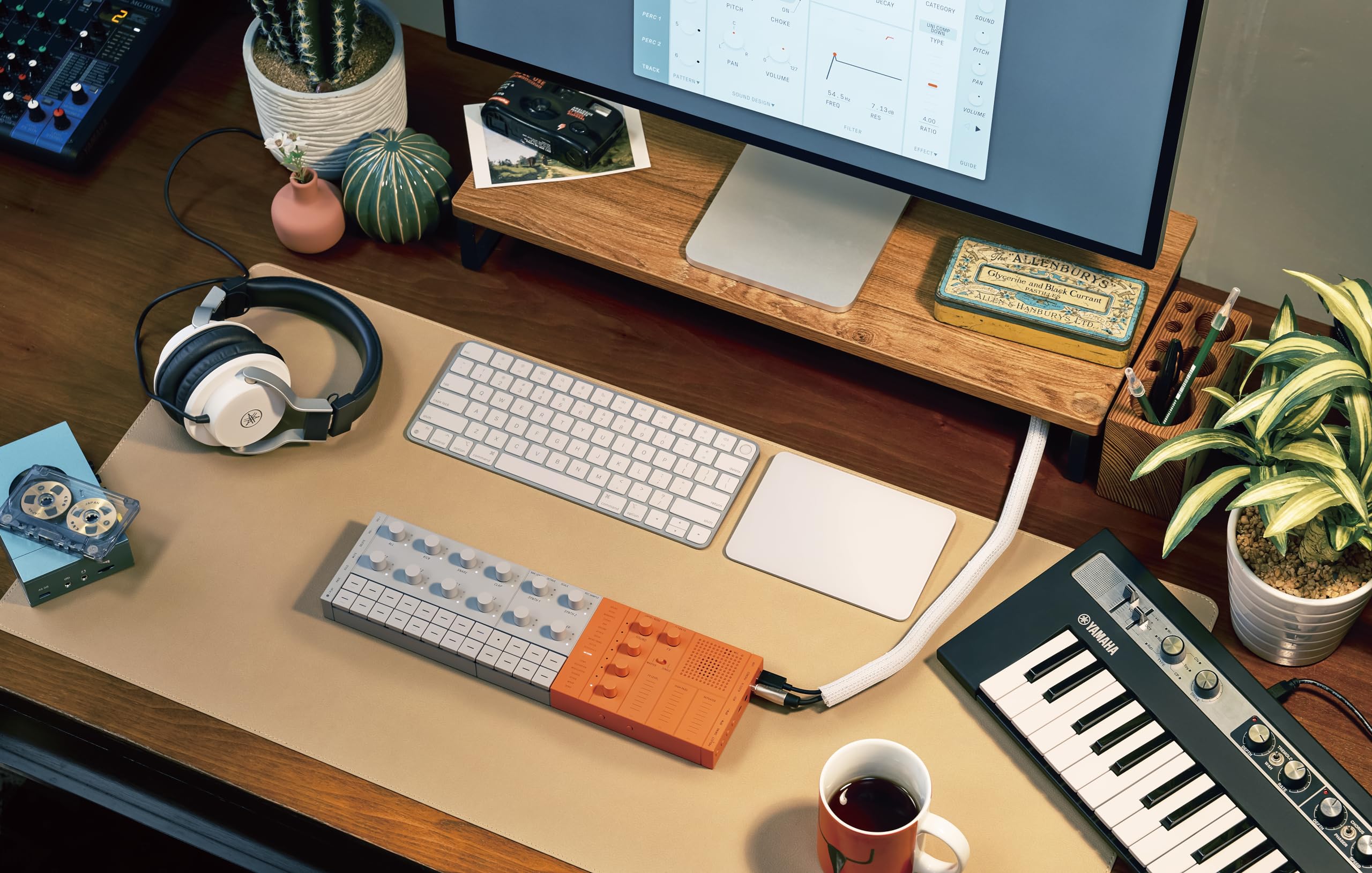 Yamaha SEQTRAK workstation portatile arancio con sampler