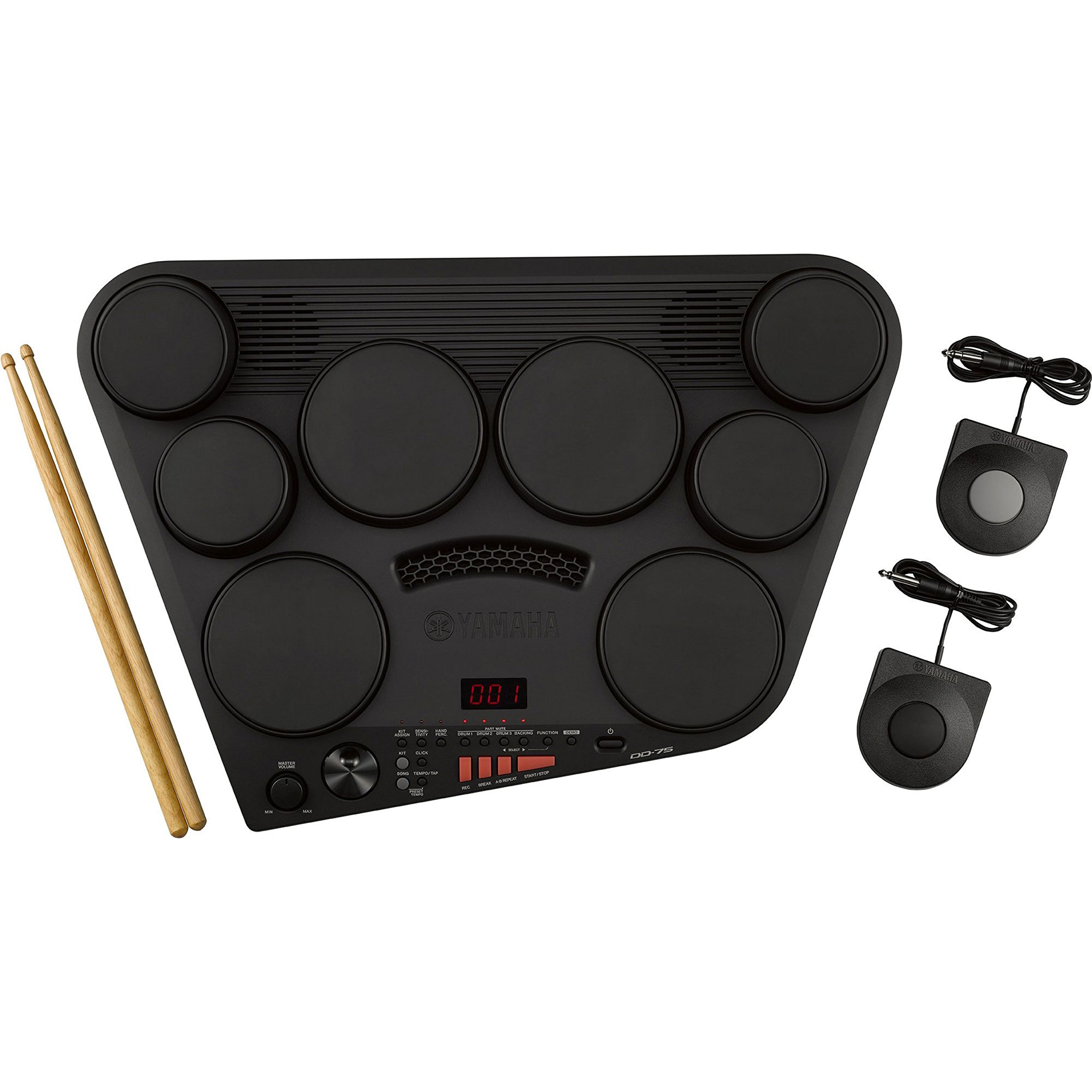 Yamaha DD-75 Batteria Elettronica Portatile Nera 8 Pad