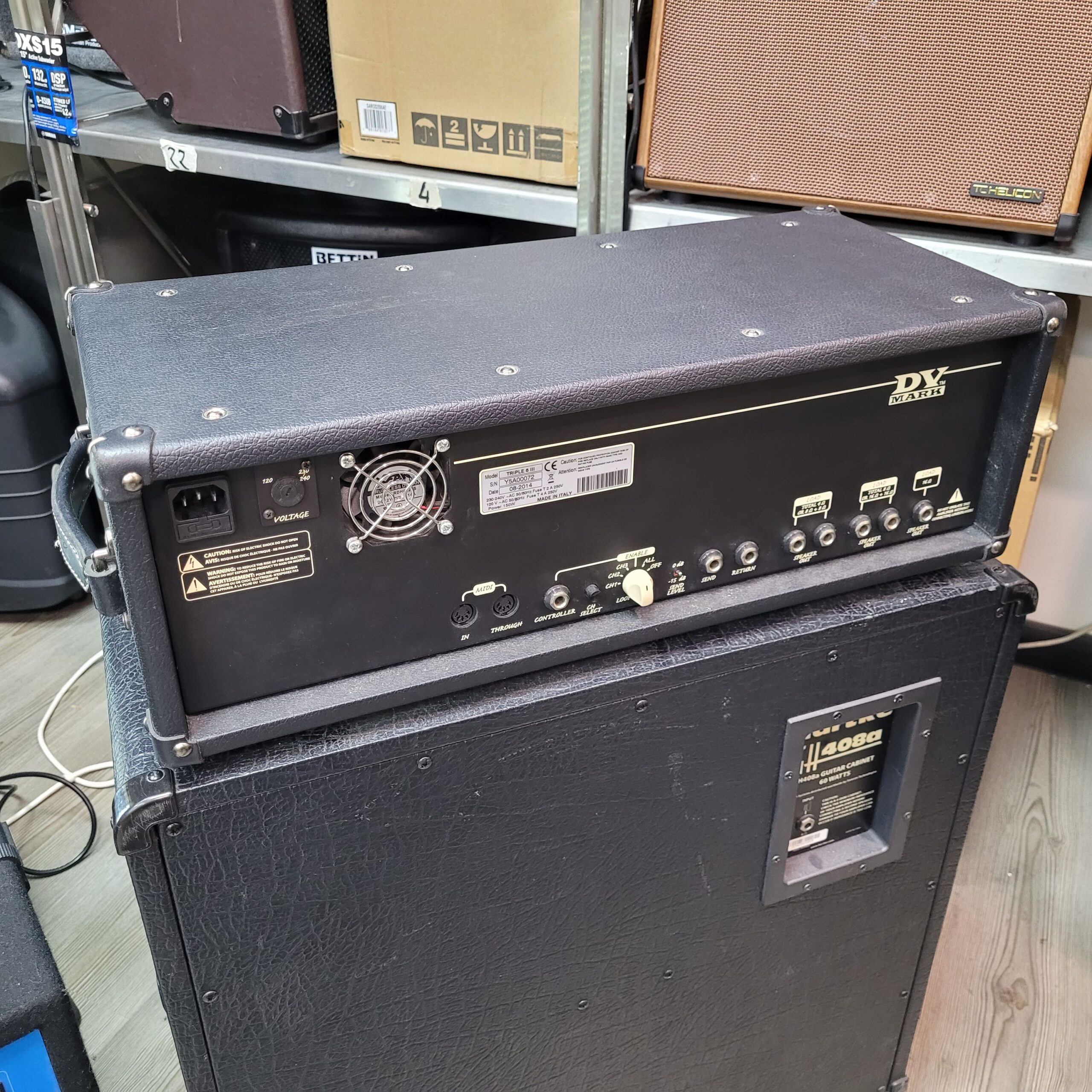 DV Mark Triple Six III Testata chitarra 120W usata