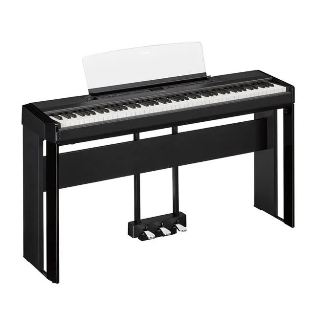 Yamaha P-525 pianoforte digitale nero 88 tasti bundle