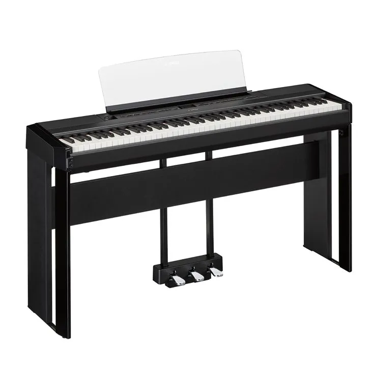 Yamaha P-525 pianoforte digitale nero 88 tasti bundle