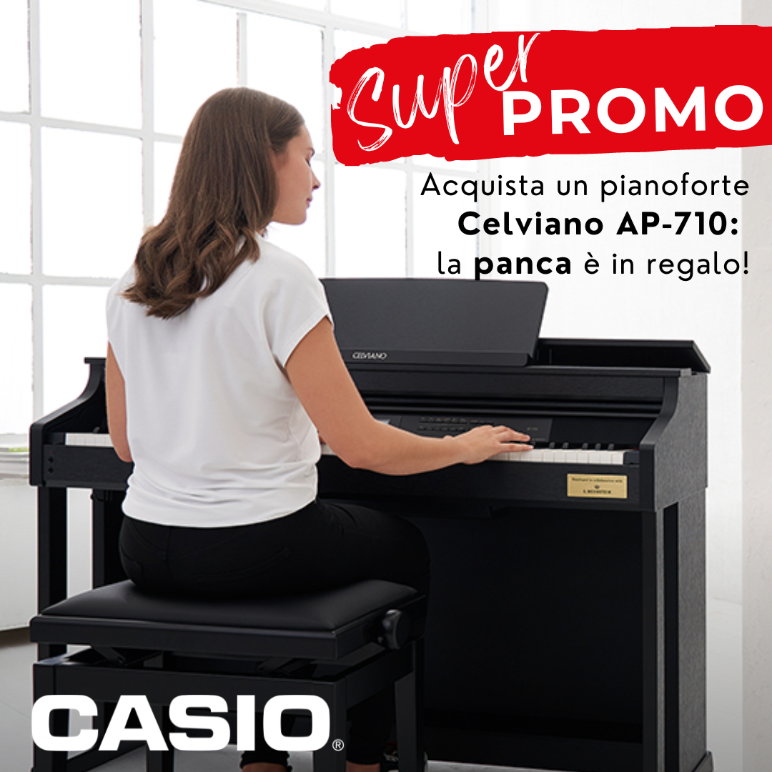 Casio Celviano AP-710 pianoforte digitale 88 tasti nero con panca