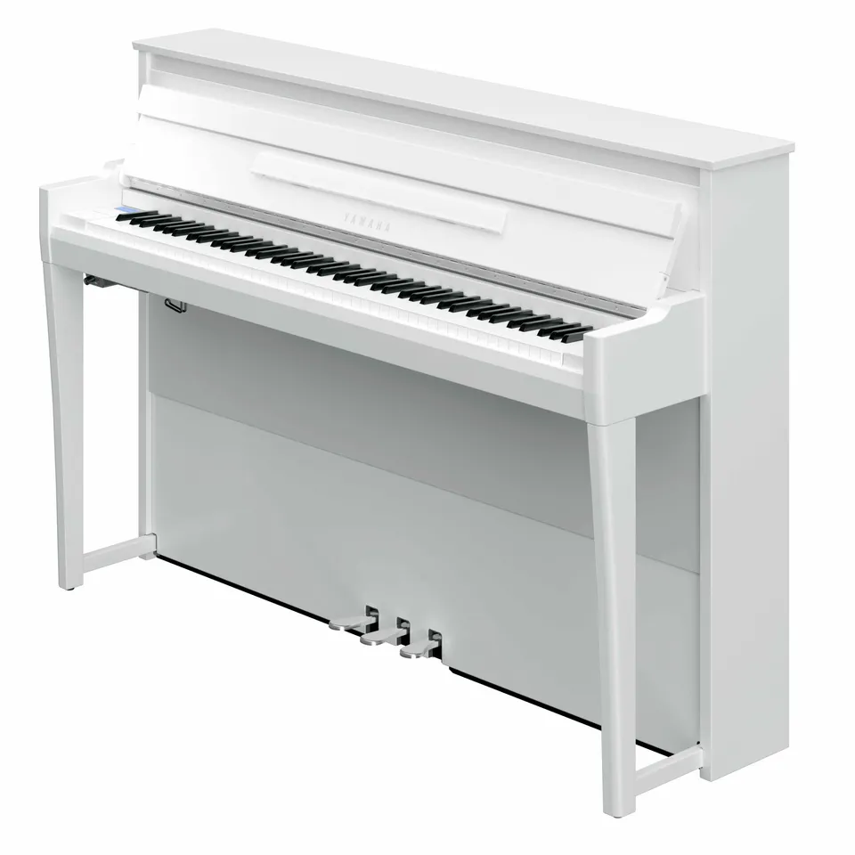 Yamaha NU1XA AvantGrand pianoforte ibrido bianco lucido