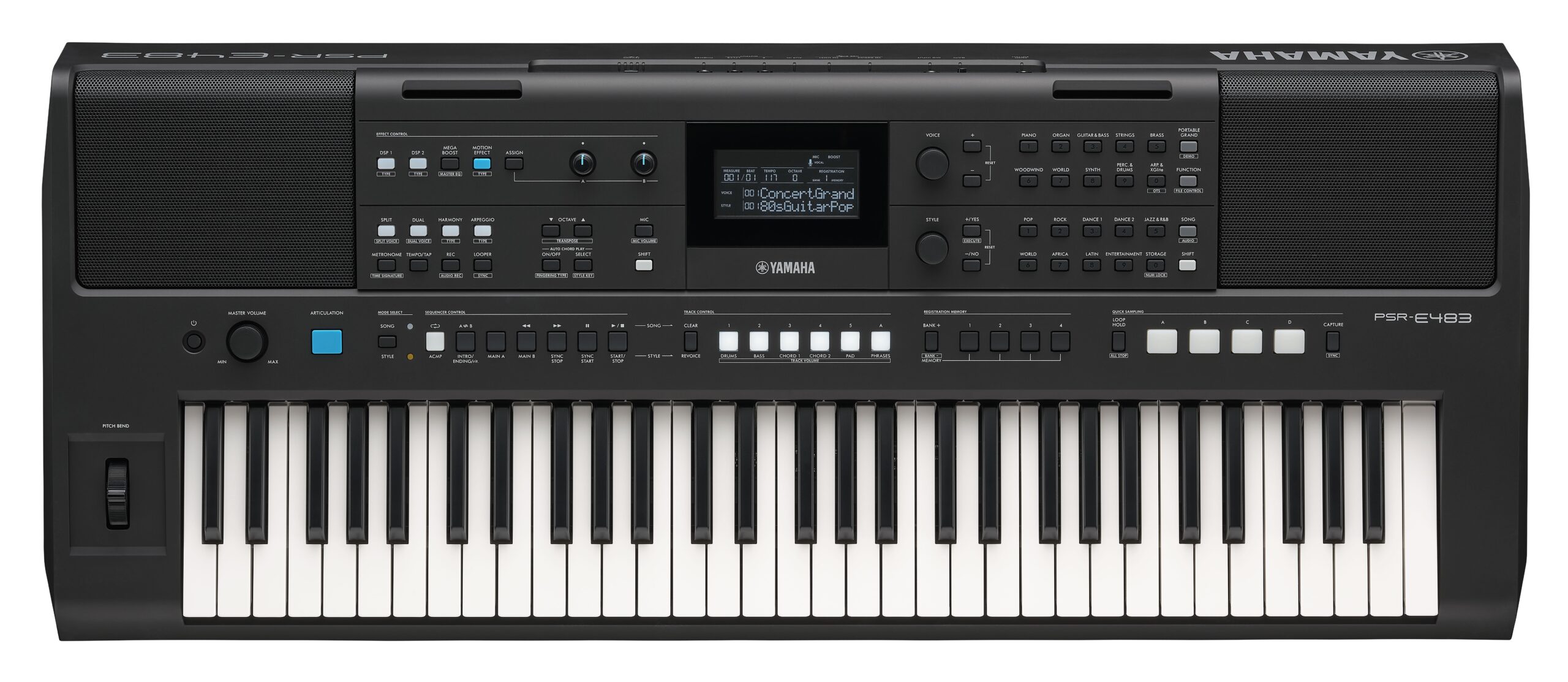 Yamaha PSR-E483 Tastiera Arranger 61 Tasti