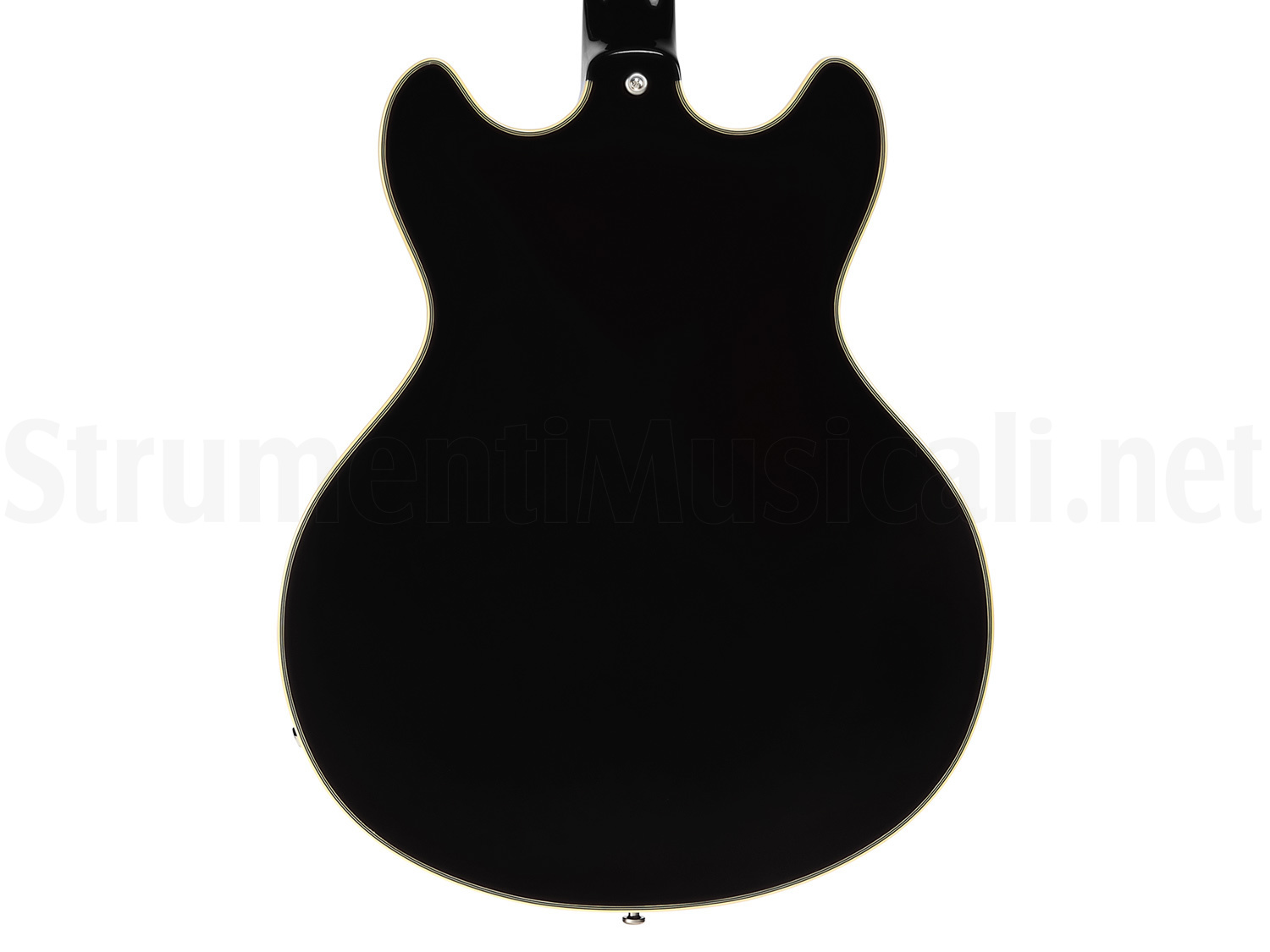 D'Angelico Excel DC Tour chitarra semi-hollow nera ex demo