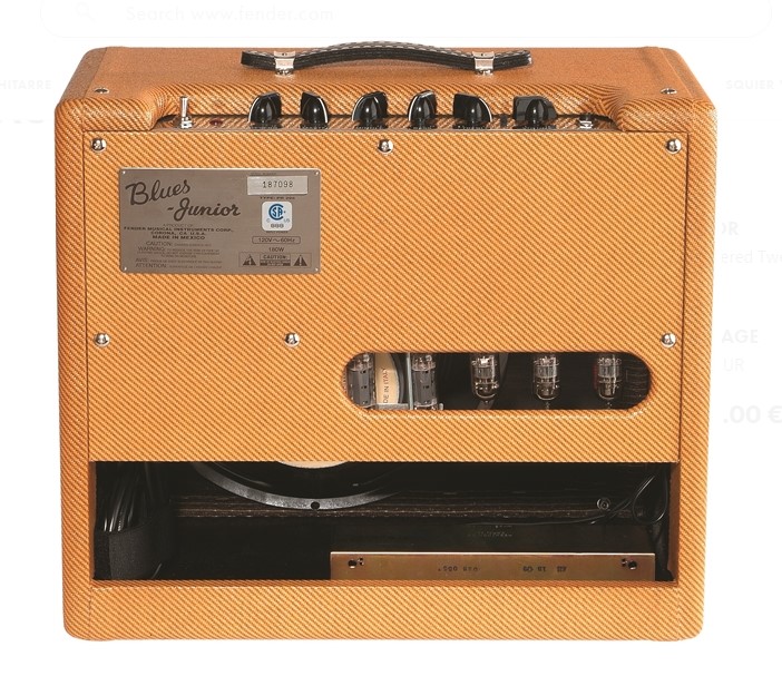 Fender Blues Junior ampli chitarra 15W tweed