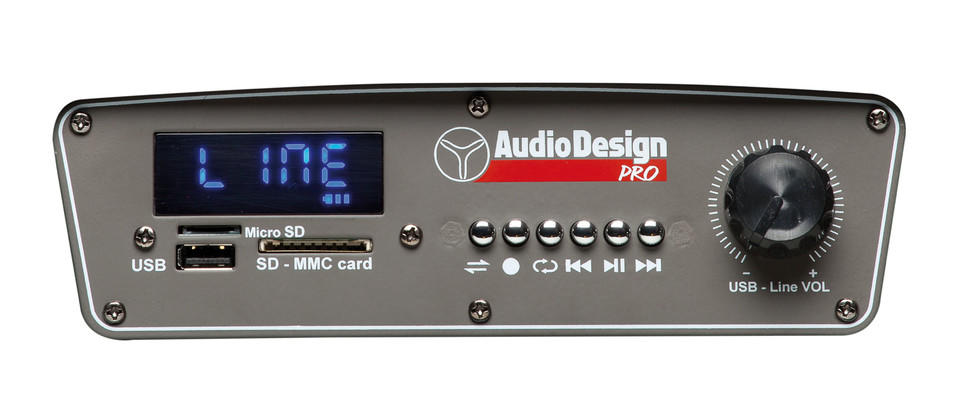 Audio Design M2 12WL cassa amplificata a batteria con 2 microfoni