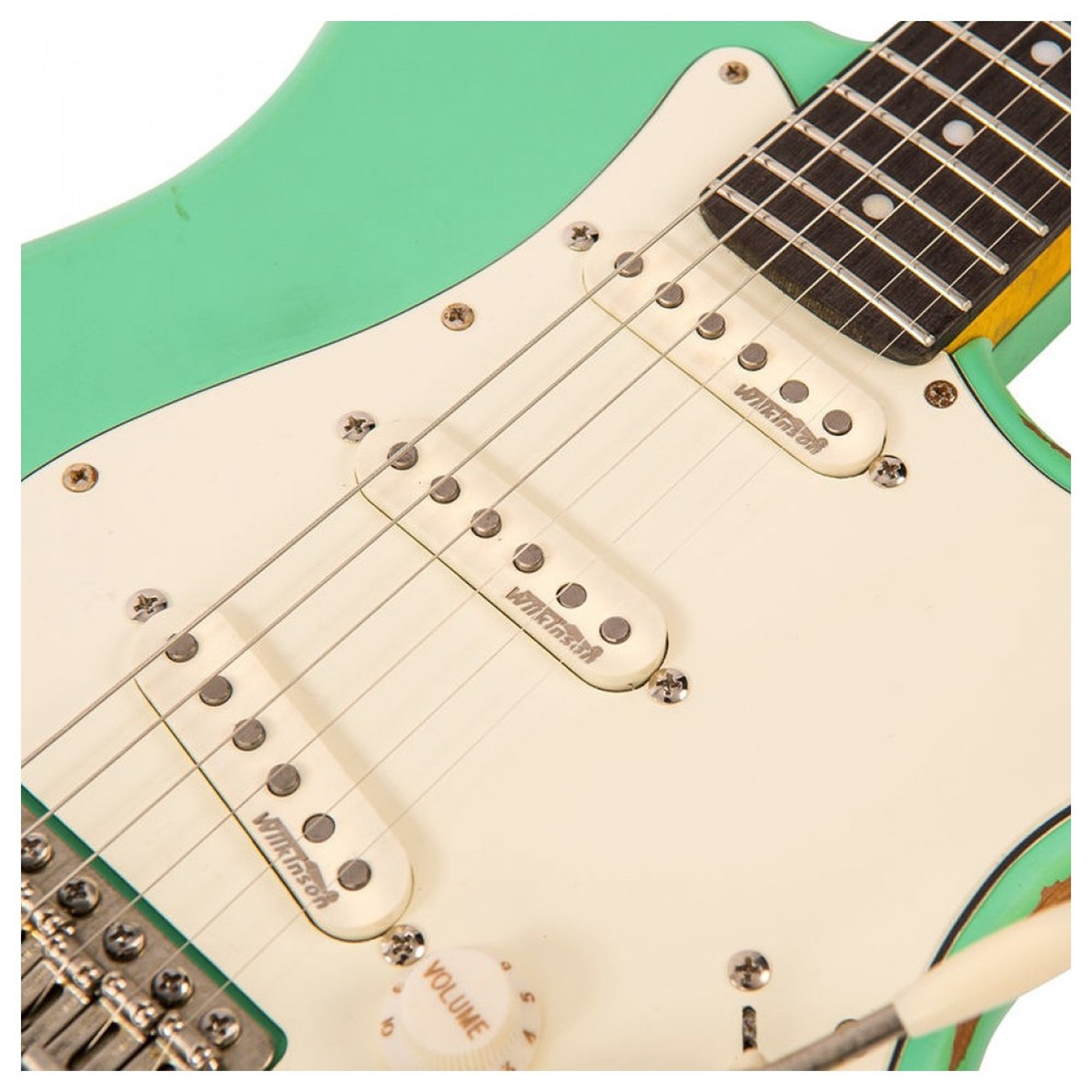 Vintage Icon V6MRVG Chitarra Elettrica Ventura Green Relic