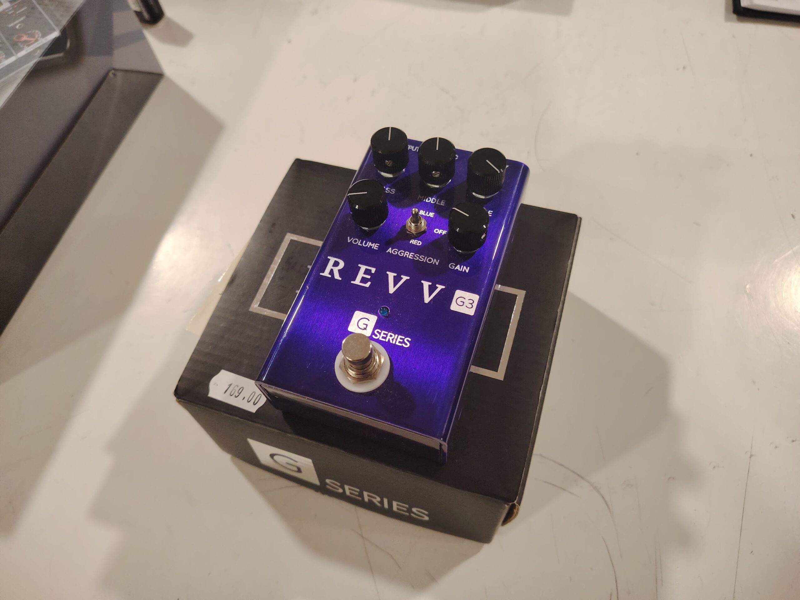 Revv G3 pedale distorsione chitarra usato high gain
