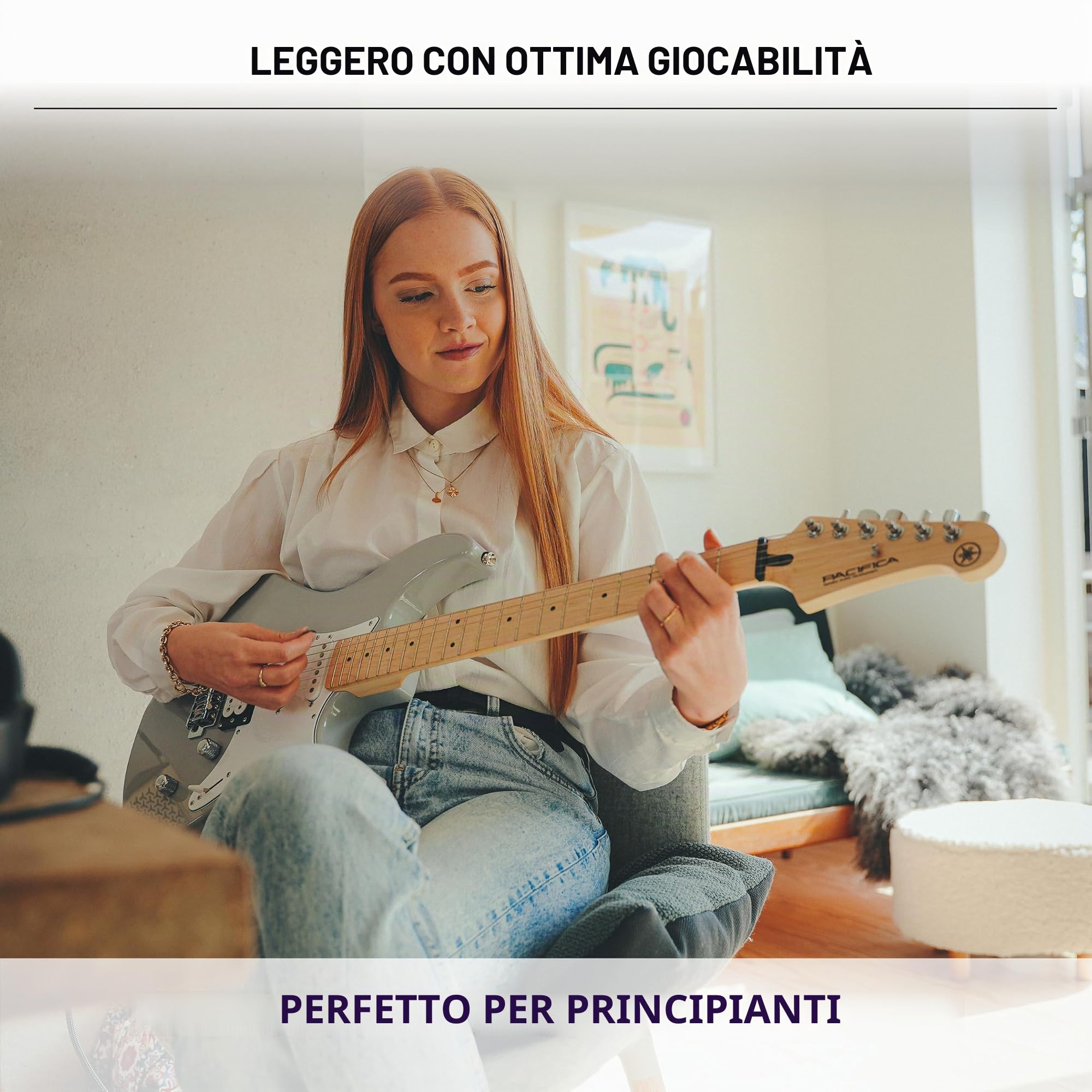 Yamaha Pacifica 112VM Chitarra Elettrica Rosa Sonic HSS