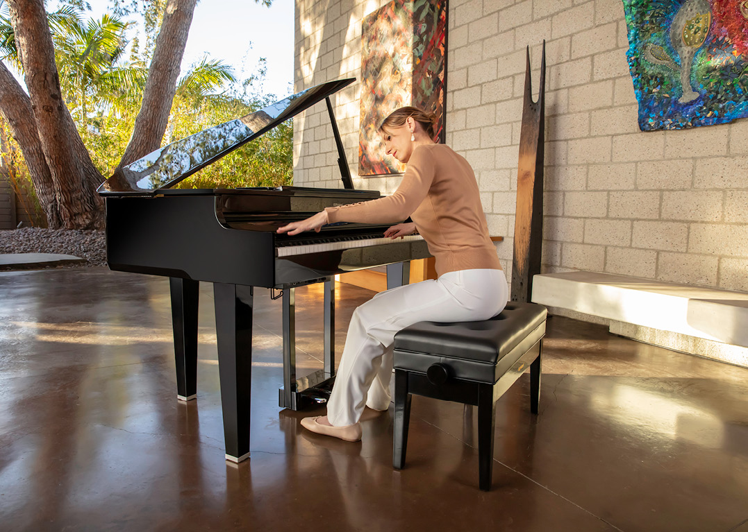 Roland GP-6 PE Pianoforte a Coda Digitale Nero Lucido