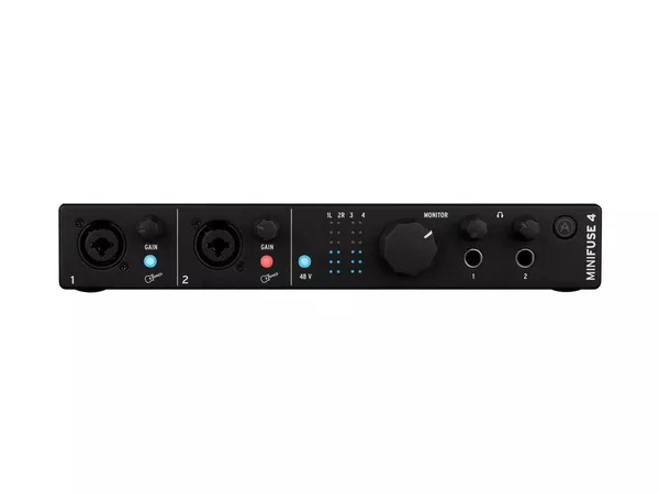 Arturia MiniFuse 4 Scheda Audio USB Nera 4in/4out