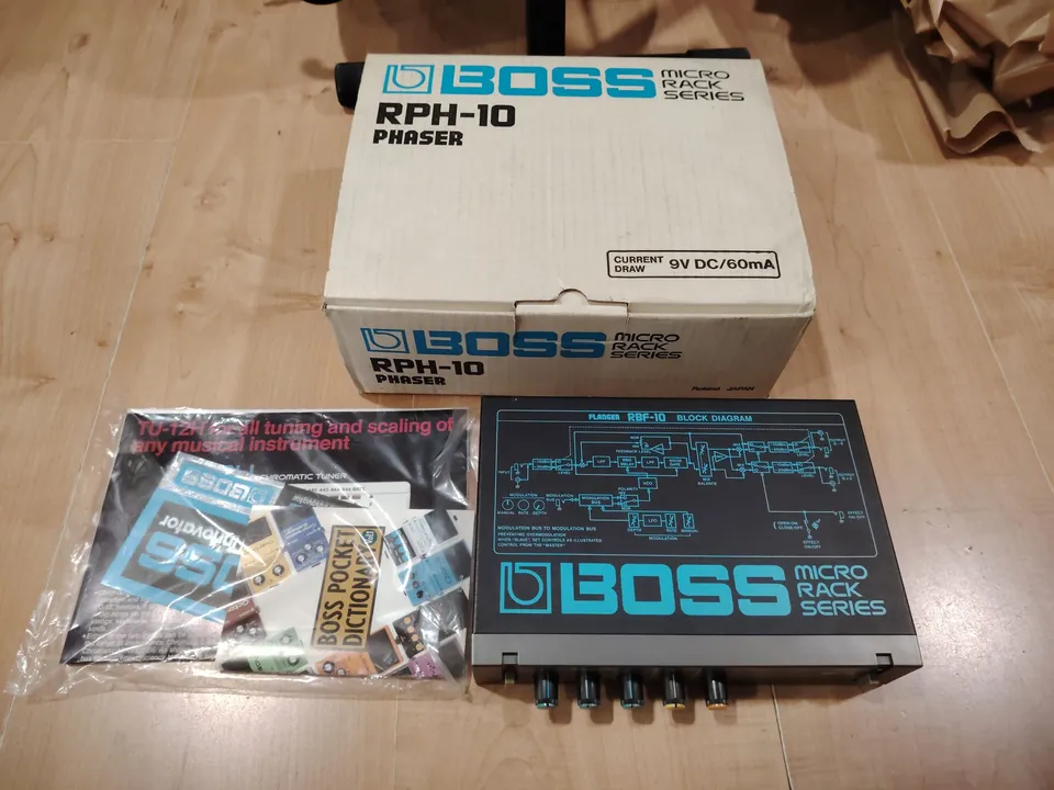 Boss RPH-10 Micro Rack phaser vintage Giappone