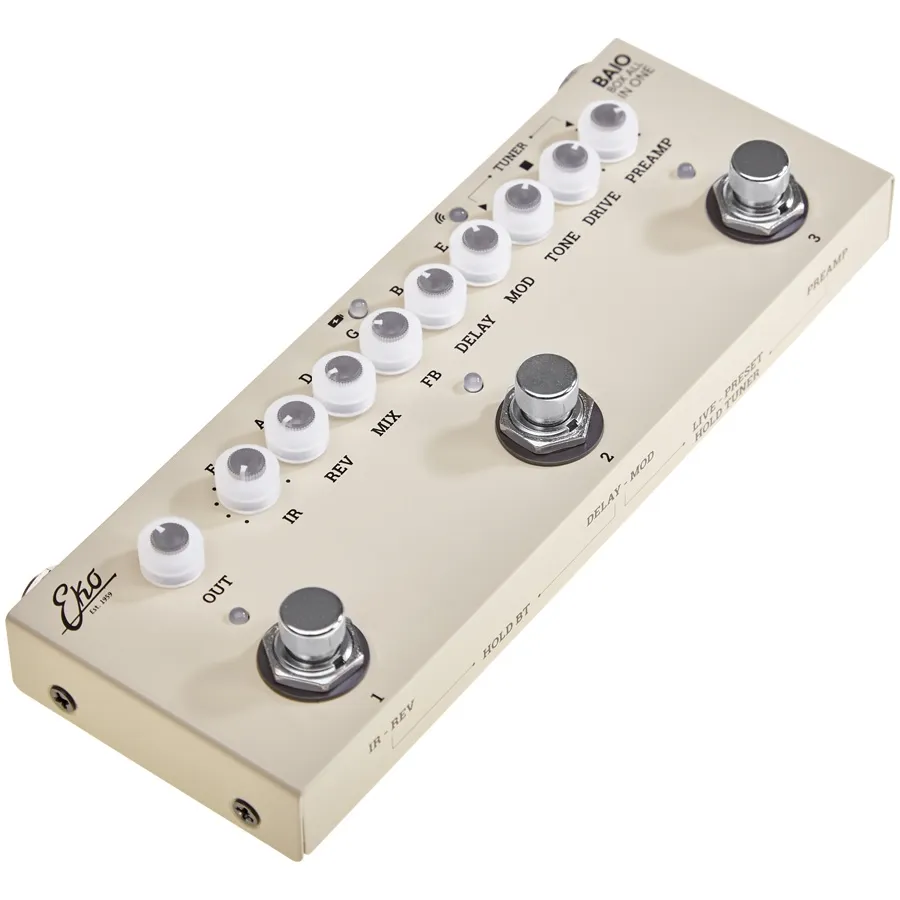 Eko Baio pedale multieffetto chitarra con IR bluetooth