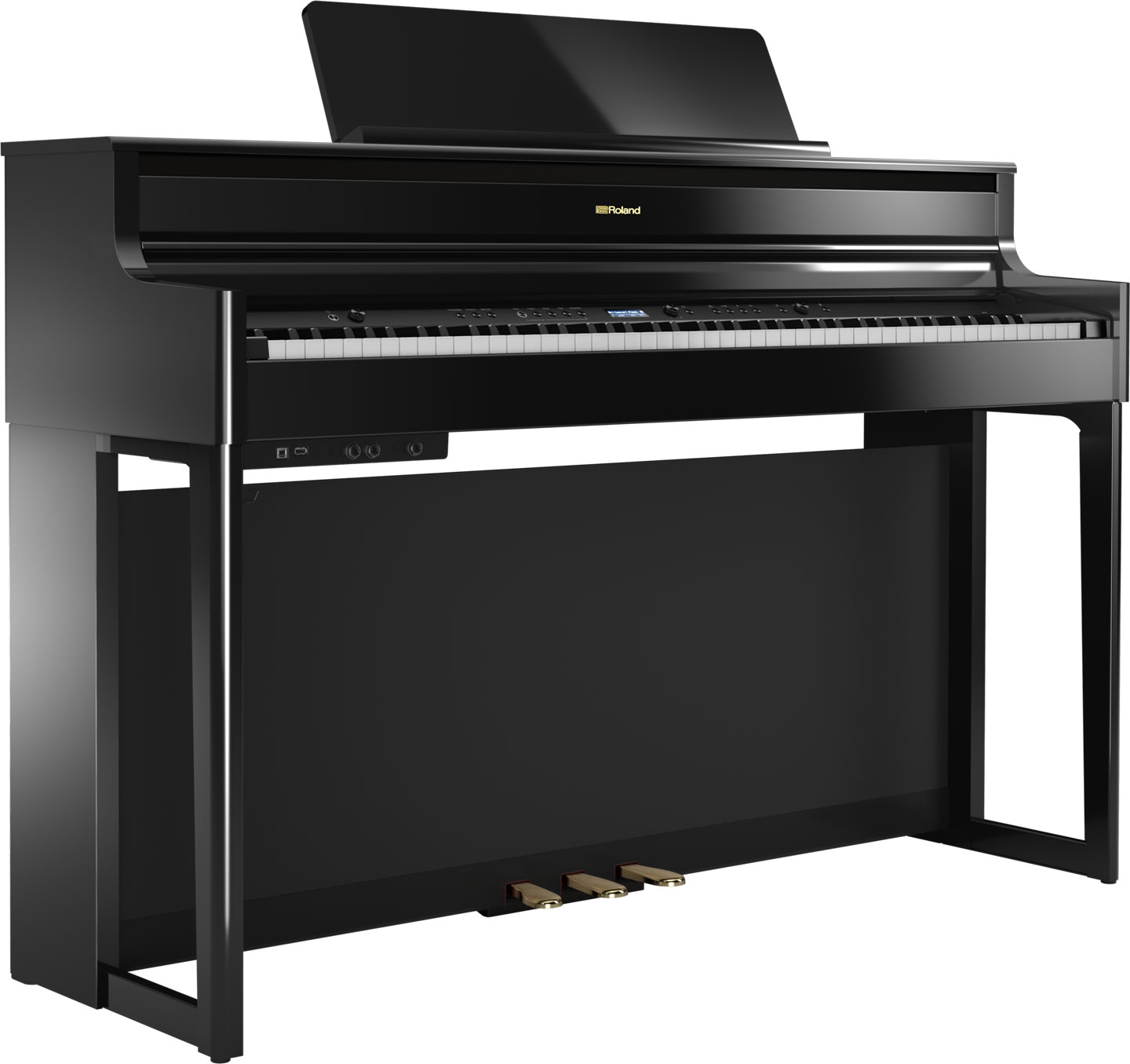 Roland HP704 PE pianoforte digitale nero lucido
