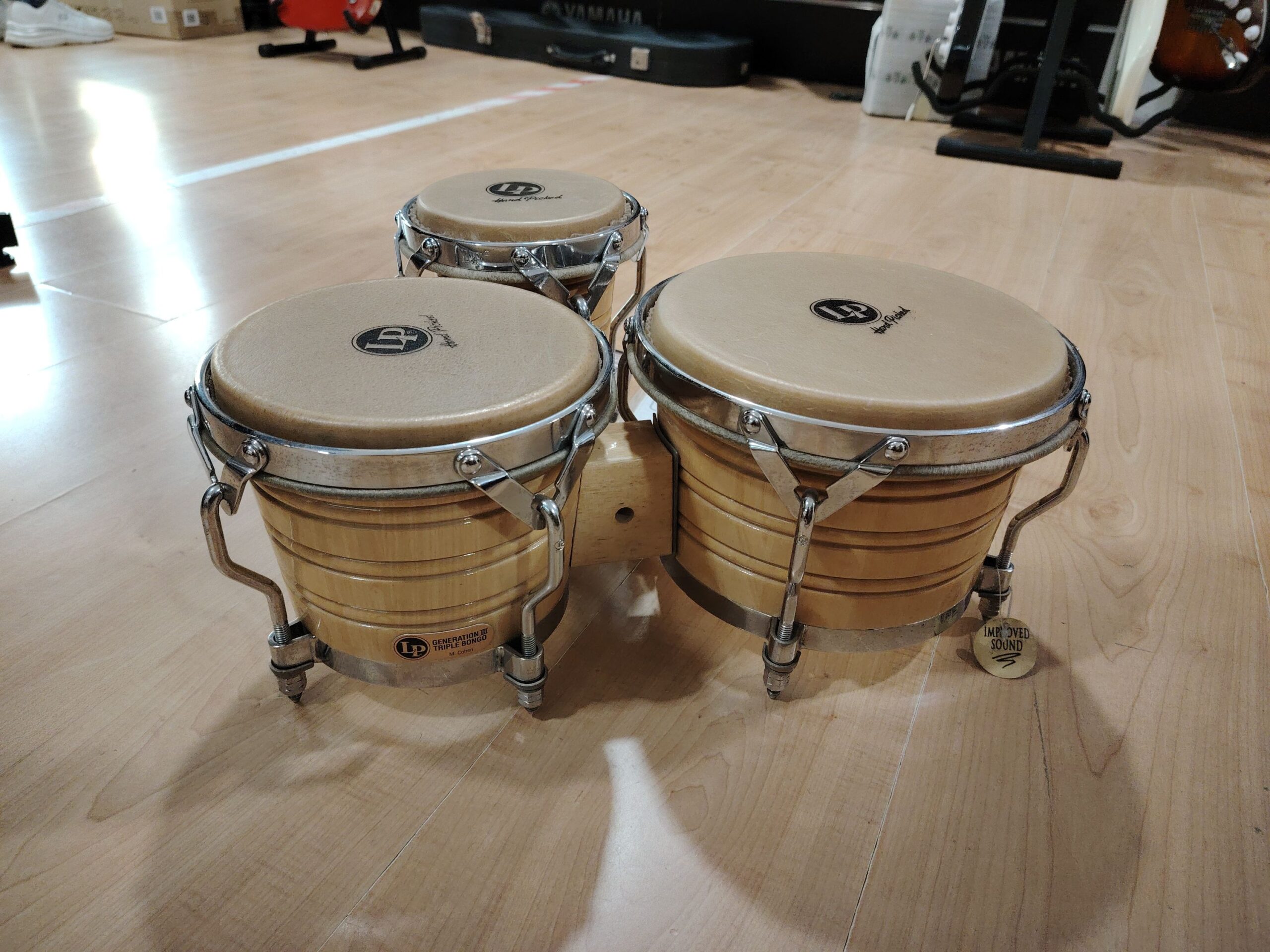 Latin Percussion LP201A3 Generation III triplo bongo Natural