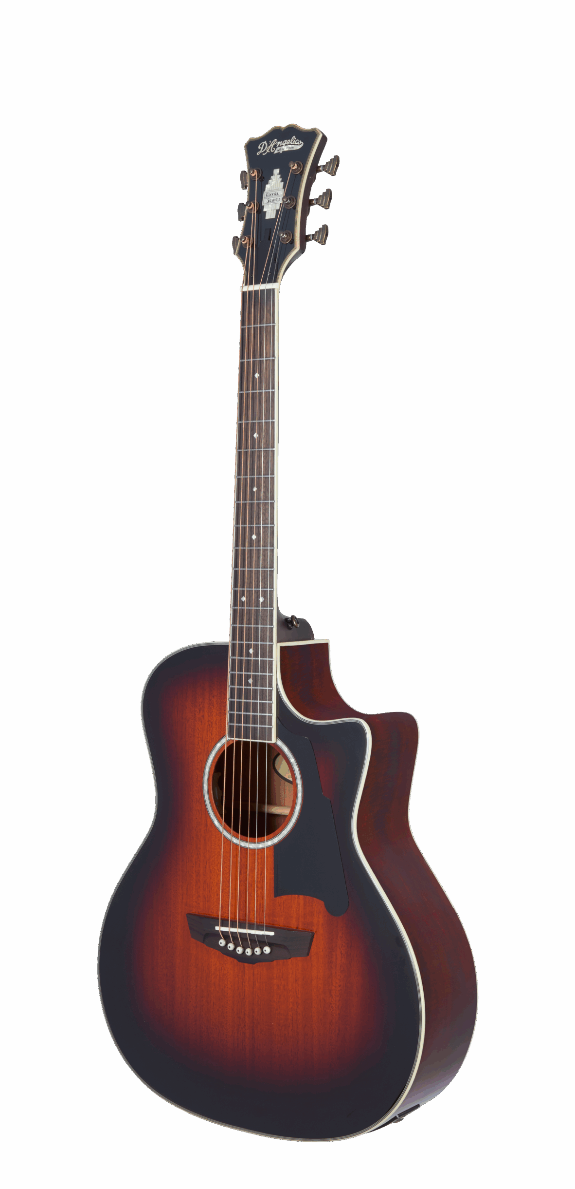 D'Angelico Excel Gramercy chitarra acustica Mahogany Burst Ex Demo