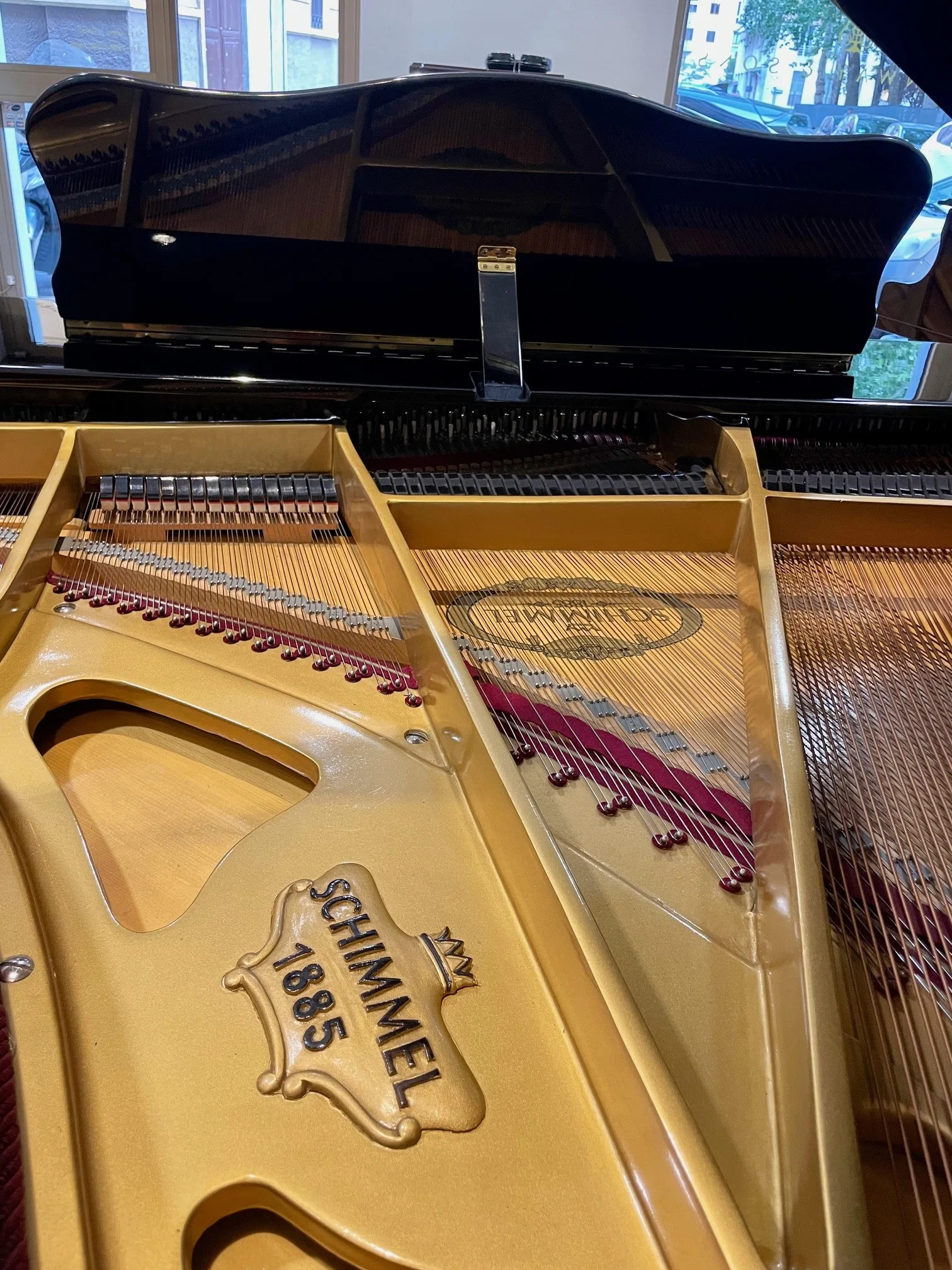 Schimmel 174 pianoforte a coda usato 174 cm