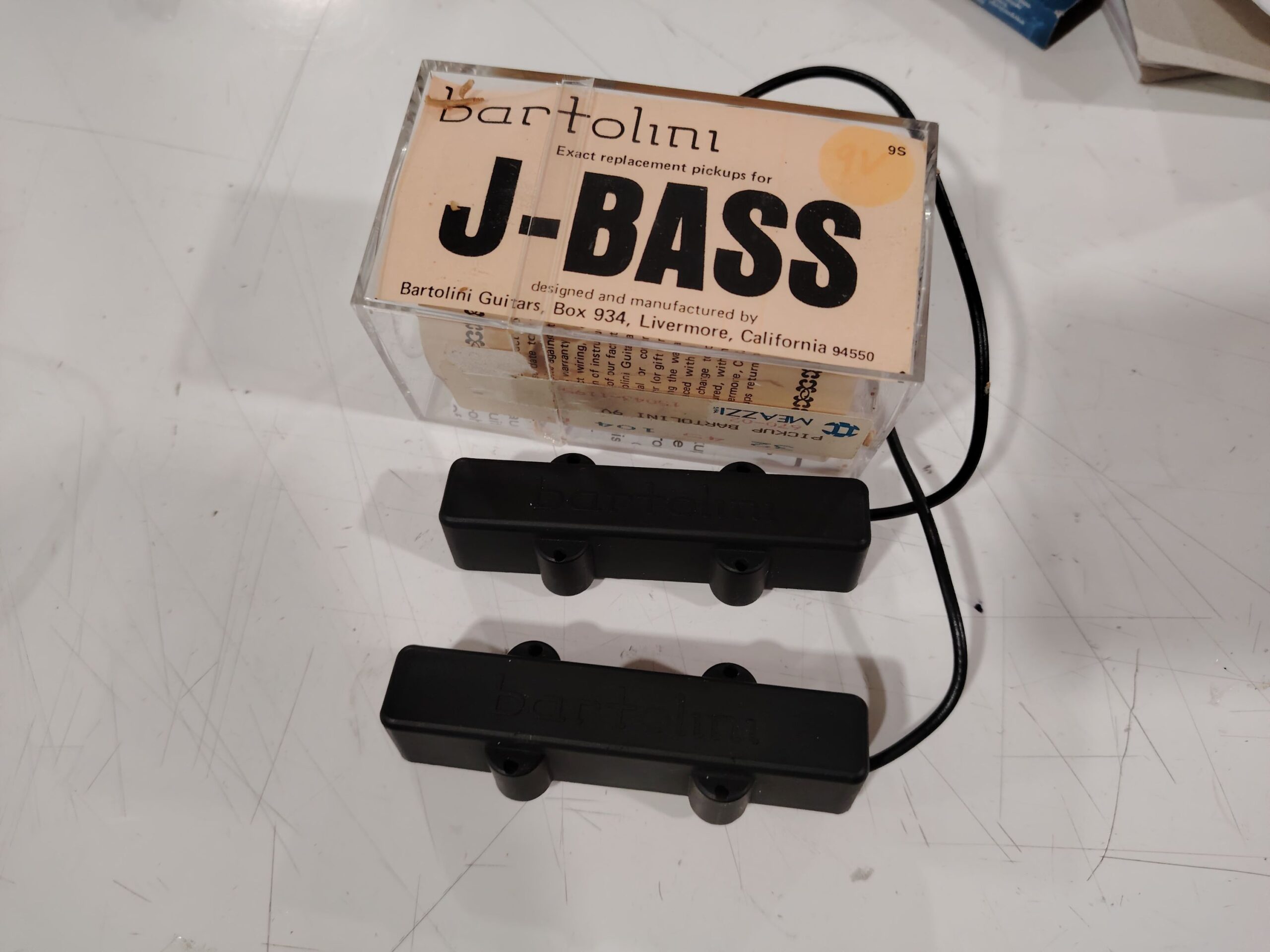 Bartolini 9V coppia pickup vintage per basso