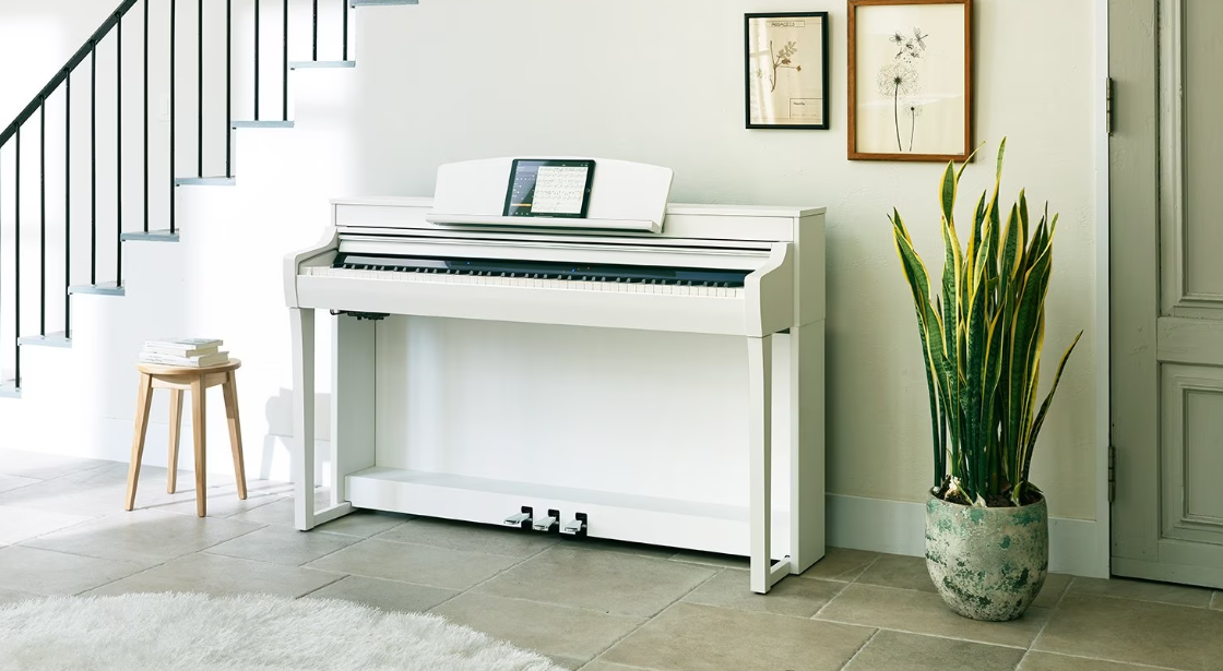 Yamaha Clavinova CSP-255 WH Pianoforte Digitale Bianco 88 Tasti