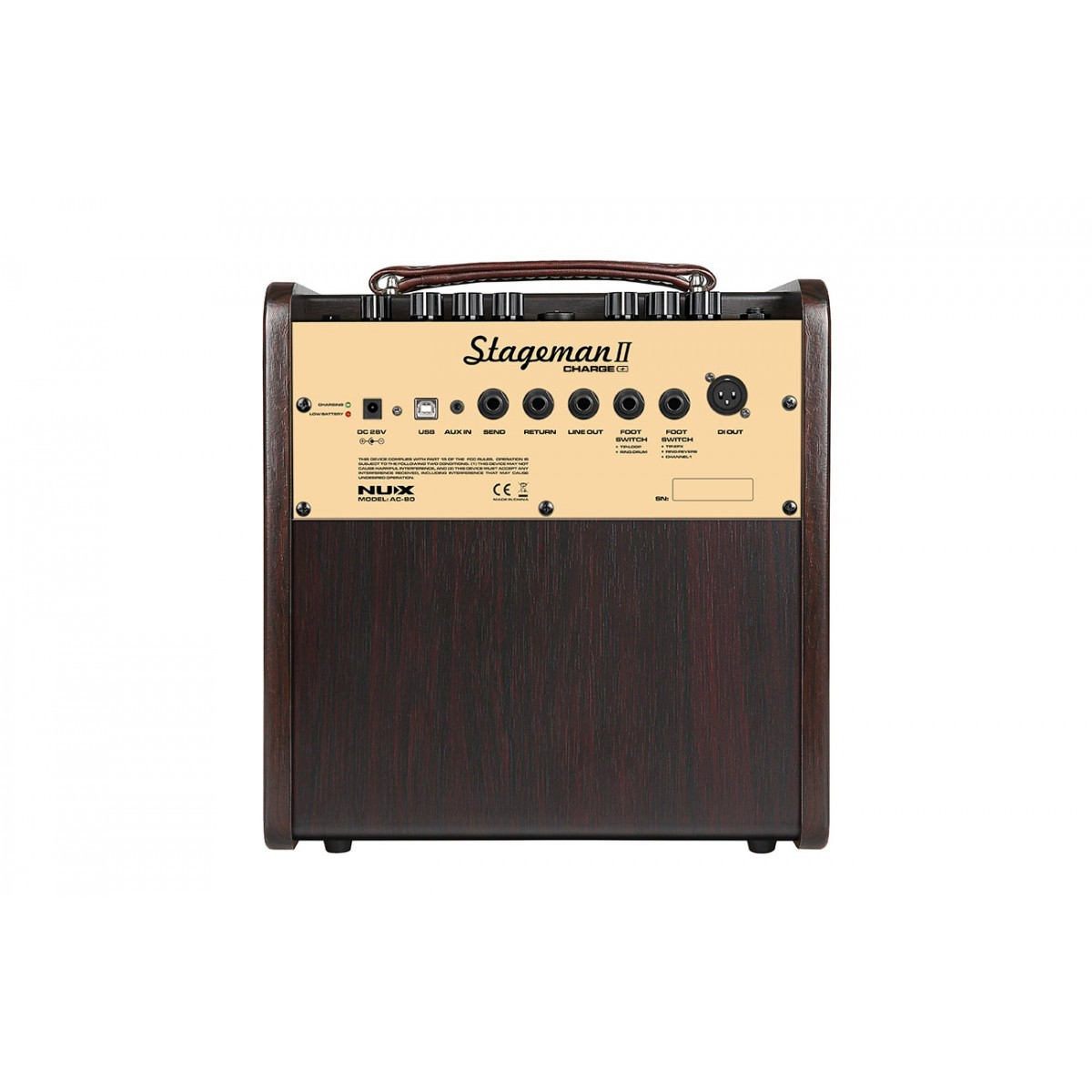NUX Stageman II AC-80 Amplificatore Chitarra Acustica 80W