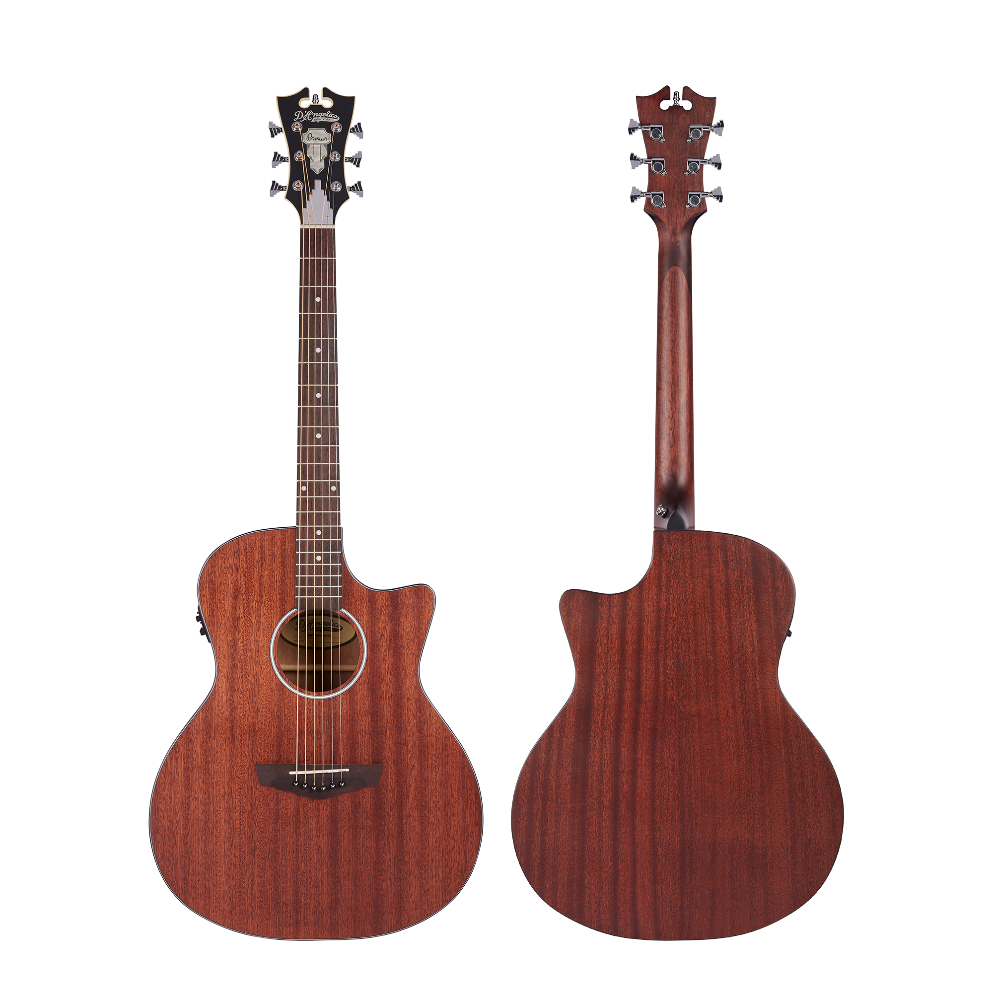 D'Angelico Premier Gramercy LS chitarra Mahogany Satin ex demo