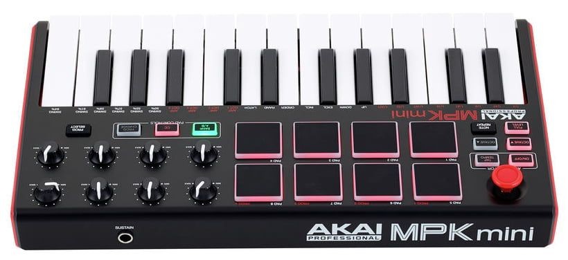Akai MPK Mini 3 tastiera MIDI USB 25 tasti nera