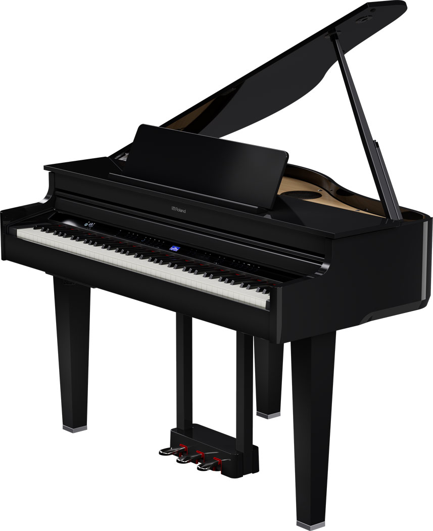 Roland GP-6 PE Pianoforte a Coda Digitale Nero Lucido
