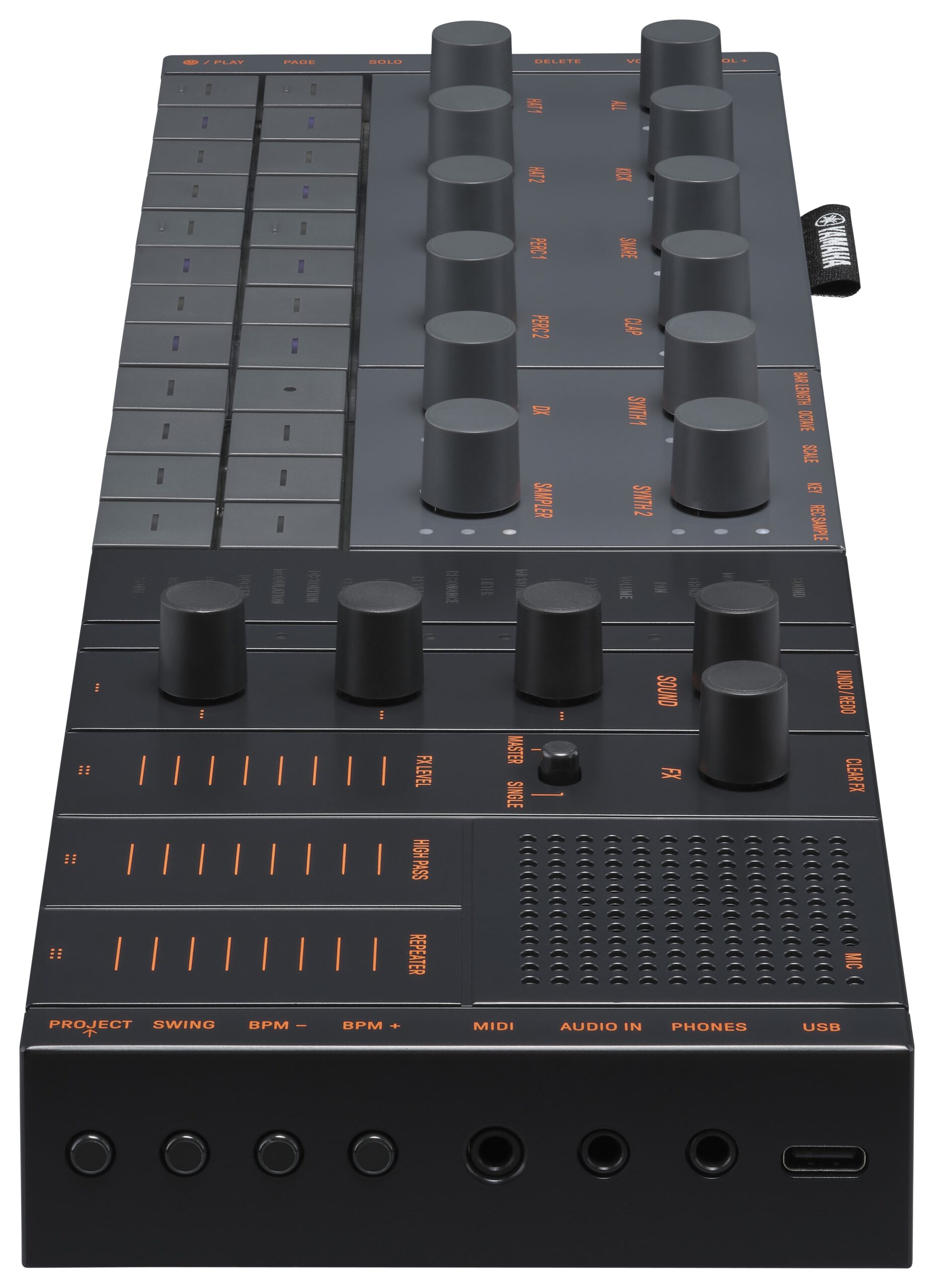 Yamaha Seqtrak music station portatile groovebox 2000 suoni