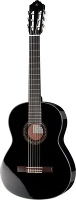 Yamaha CG142S chitarra classica nera abete massello