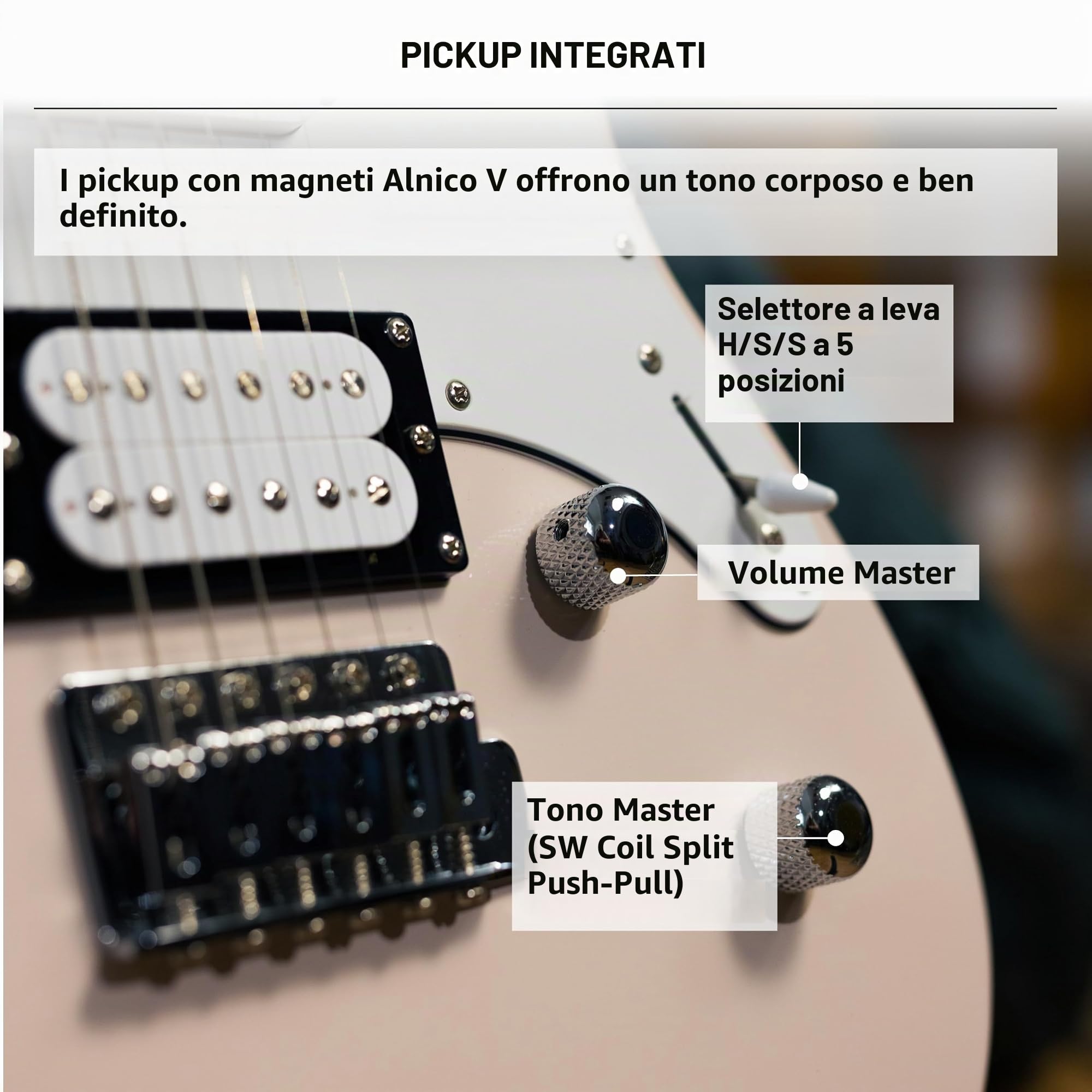 Yamaha Pacifica 112VM Chitarra Elettrica Rosa Sonic HSS