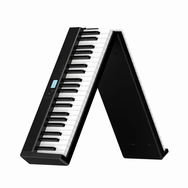 Terence V30 Piano Pieghevole 88 Tasti Pesati Nero