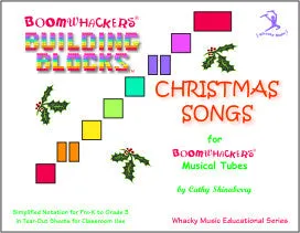 Boomwhackers Building Blocks Christmas Songs libro 11 canzoni natale