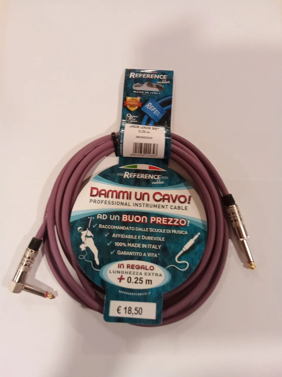 Reference Dammi Un Cavo cavo chitarra jack angolato 3,25 m