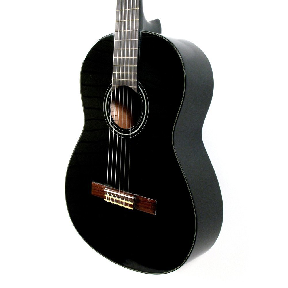 Yamaha C40 chitarra classica nera con custodia studio