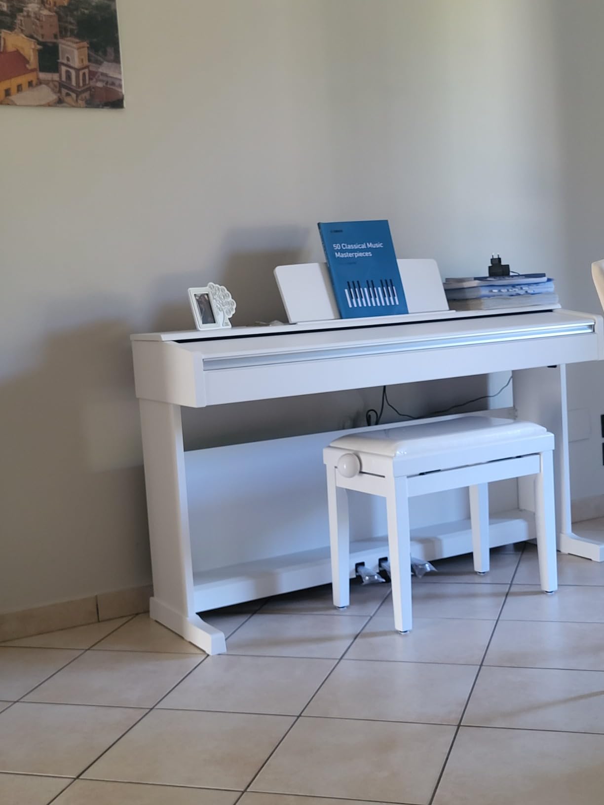 Yamaha YDP-146 Piano Digitale 88 Tasti Nero CFX Bluetooth