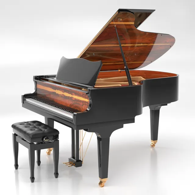 Seiler SE-186 MA pianoforte a coda nero Renner