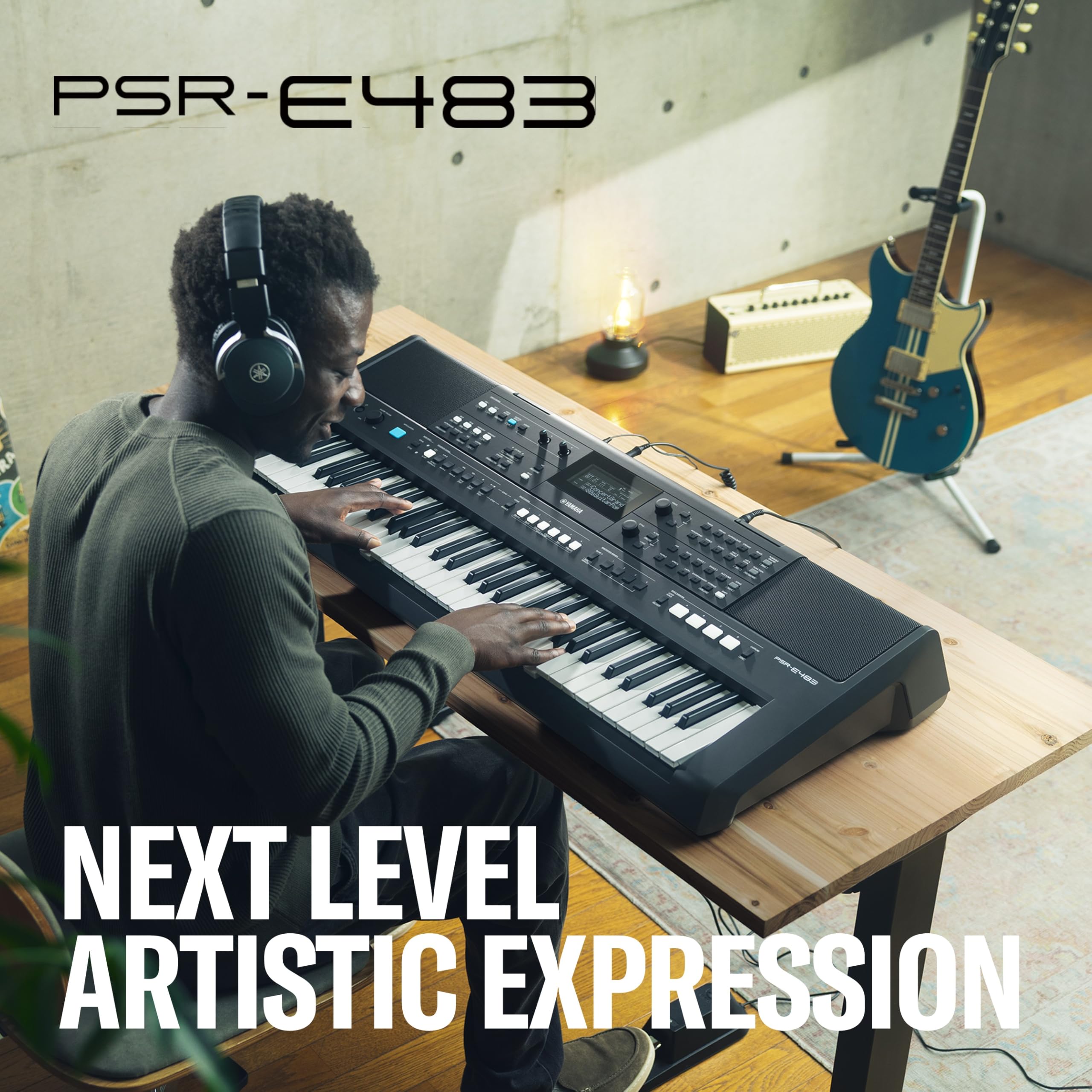 Yamaha PSR-E483 Tastiera 61 tasti con 860 voci