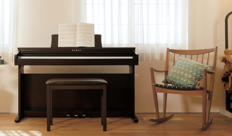 Kawai KDP120 Black pianoforte digitale 88 tasti pesati Nero
