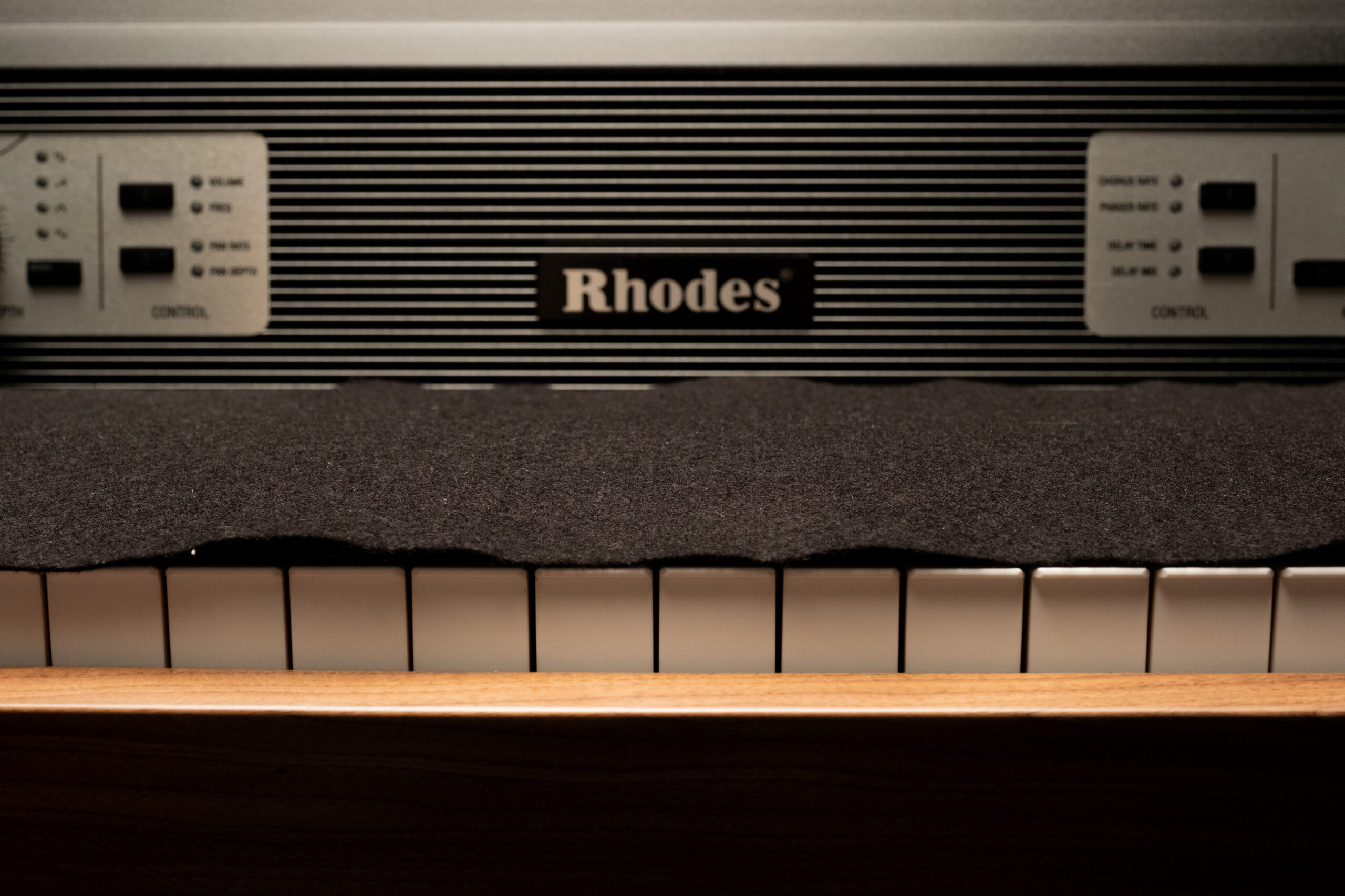 Rhodes Soft Key Cover copritastiera feltro nero 73 note
