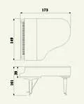 Yamaha GC2 pianoforte a coda silent SH3 baby grand