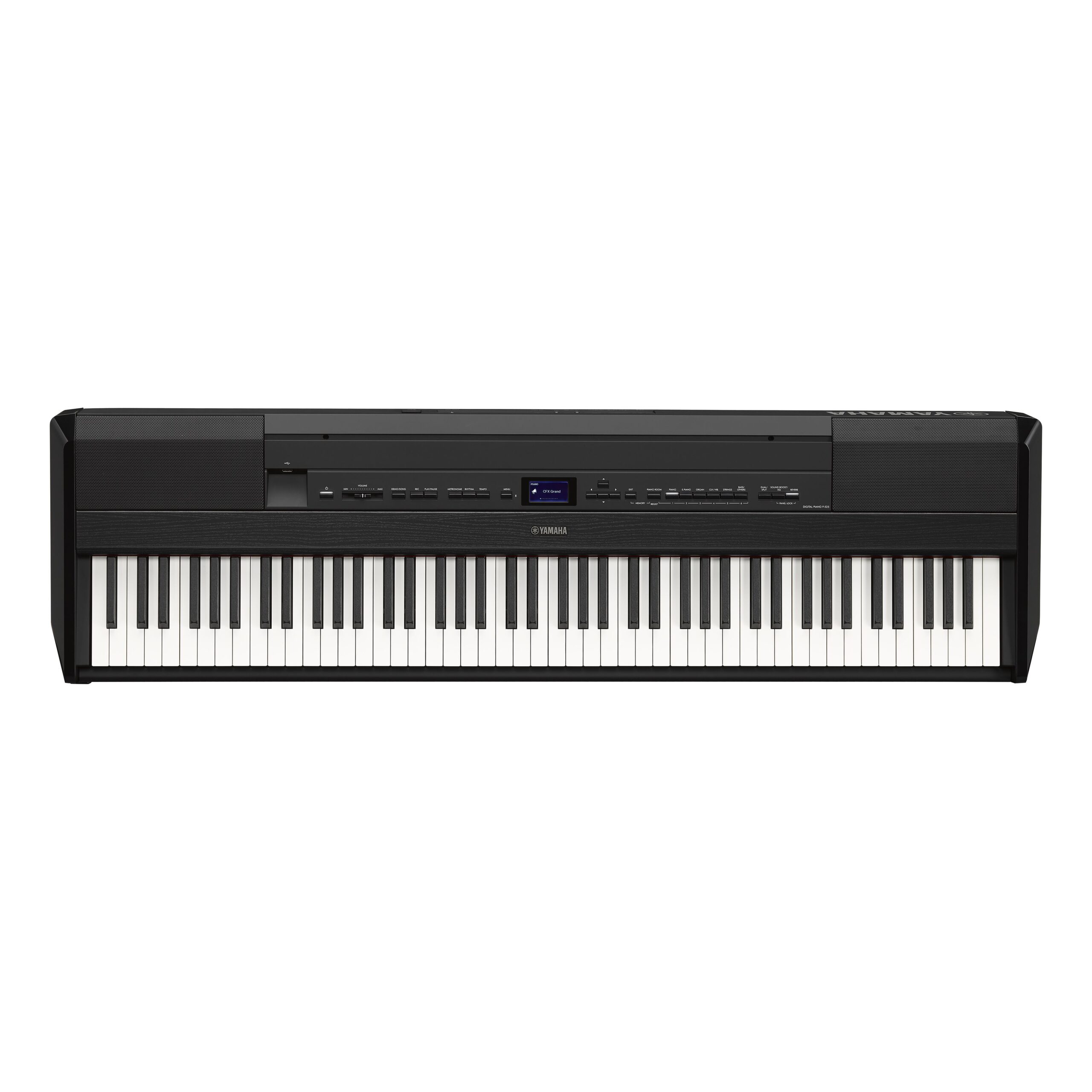Yamaha P-525 pianoforte digitale nero 88 tasti bundle