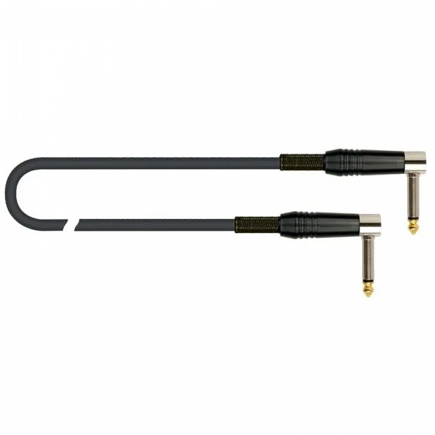 Quiklok STR/604K 2BK Cavo Strumento Jack Nero 2 m