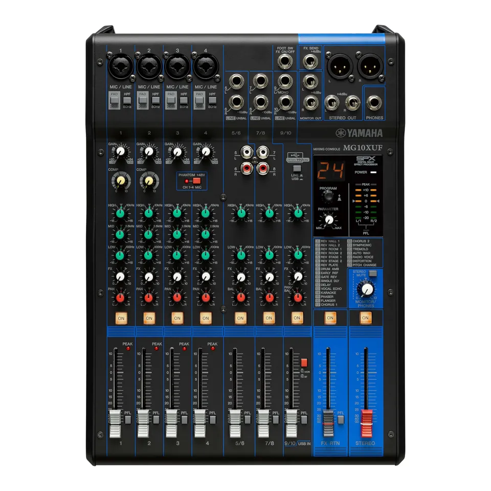 Yamaha MG10XUF mixer analogico 10 canali con fader